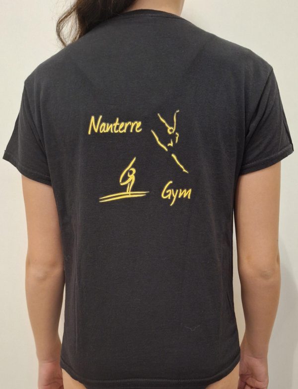 T-shirt Nanterre Gym noir et jaune