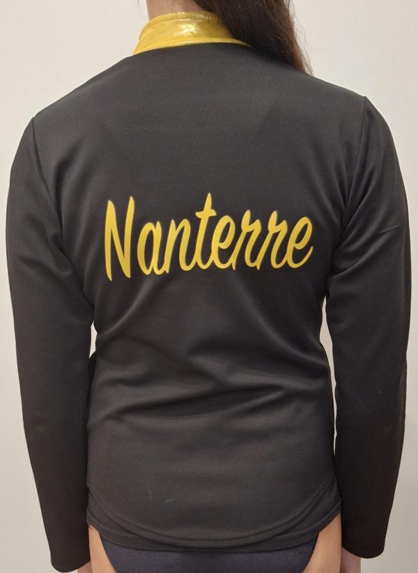 Veste de compétition noire et or – Image 2